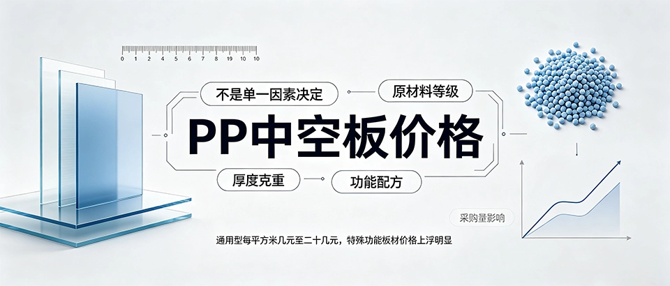 PP中空板价格｜成本构成、规格参数与选型科普详解