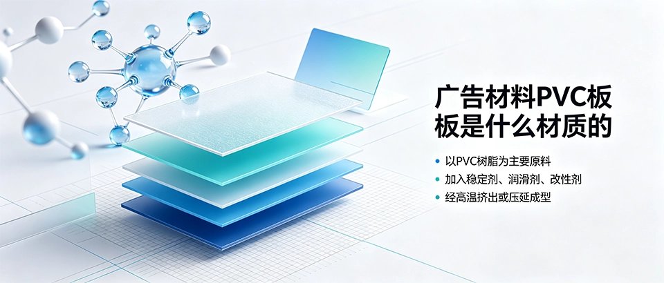 广告材料PVC板是什么材质的？性能参数与选购指南