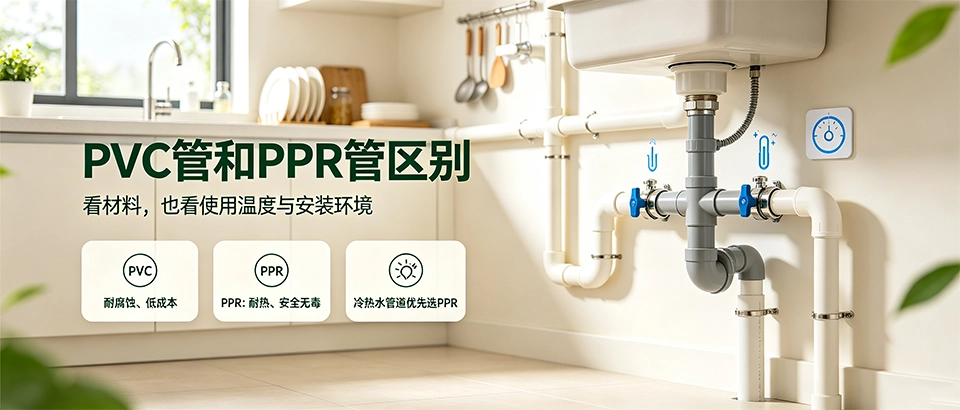 PVC管和PPR管区别？一文看懂性能对比与选购技巧