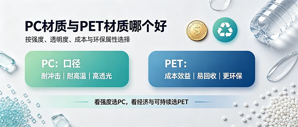 PC材质与PET材质哪个好？性能参数对比与选购详解