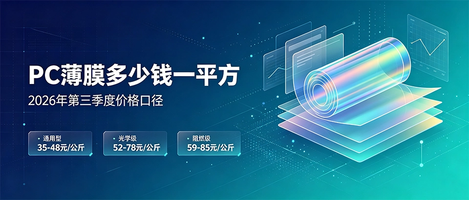 PC薄膜多少钱一平方？2026年价格/特性/选购全解析