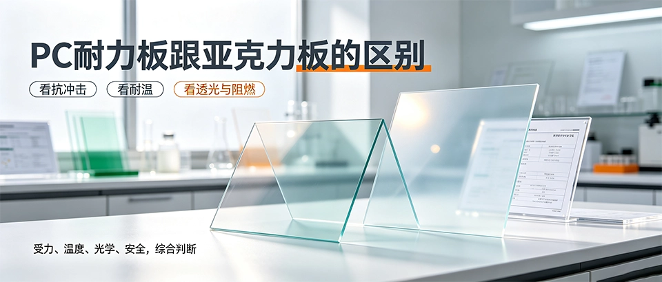 PC耐力板跟亚克力板的区别｜性能参数对比与选型指南