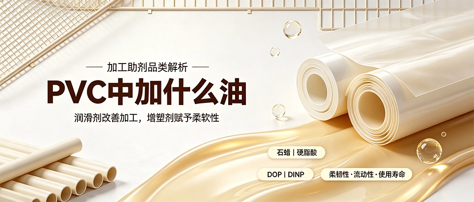 PVC中加什么油？增塑剂、润滑剂选型指南