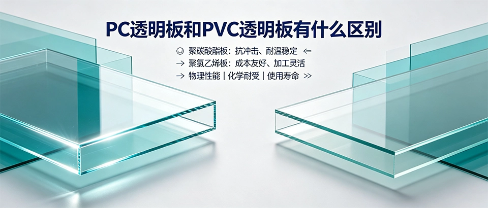 PC透明板和PVC透明板有什么区别？特性与用途解析