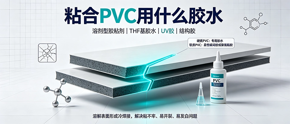 粘合PVC用什么胶水？硬质软质选型、溶剂胶与UV胶等详解