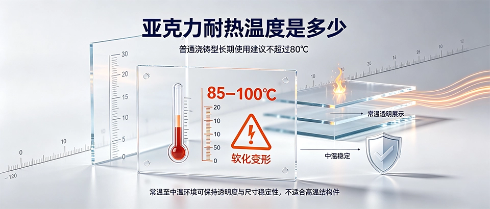 亚克力耐热温度是多少？特性、耐温极限与选型指南详解