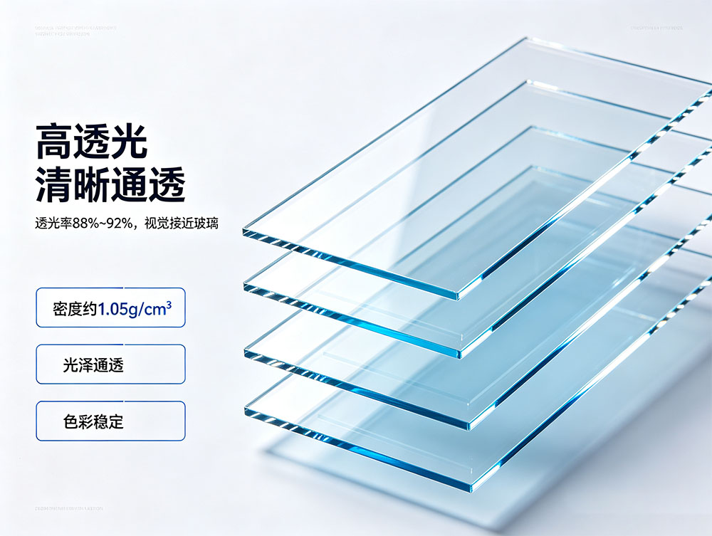PS有机板_聚苯乙烯板材_透明灯箱板厂家