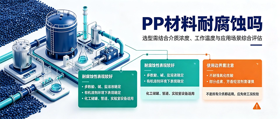 PP材料耐腐蚀吗？特性、优缺点与适用场景科普