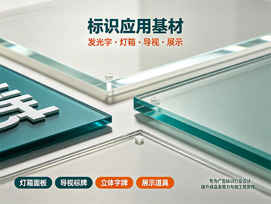 标识亚克力PMMA板材_亚克力板材厂家_源头工厂支持雕刻丝印定制