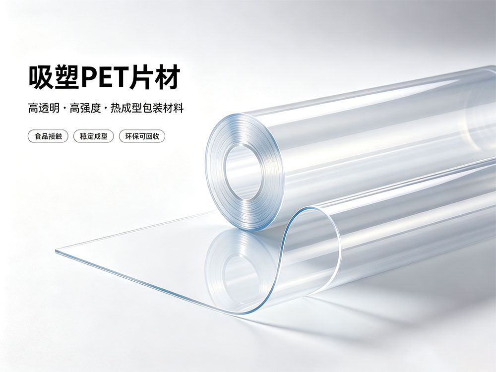 吸塑PET片材_食品级PET吸塑片材厂家_透明PET片材定制