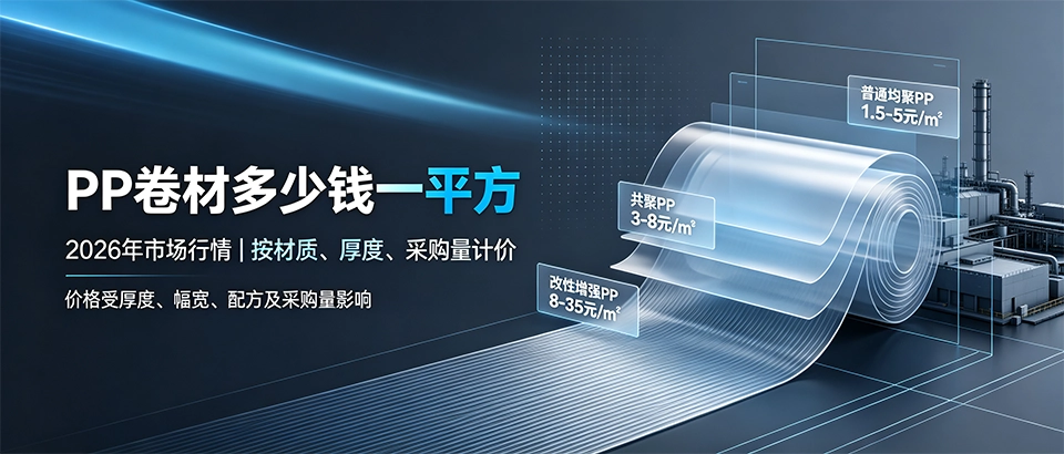 PP卷材多少钱一平方_2026年PP卷材价格表_材质性能参数与选购指南
