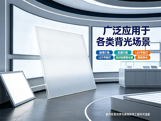 灯箱PC扩散片材_光学级PC扩散板_源头工厂定制直销
