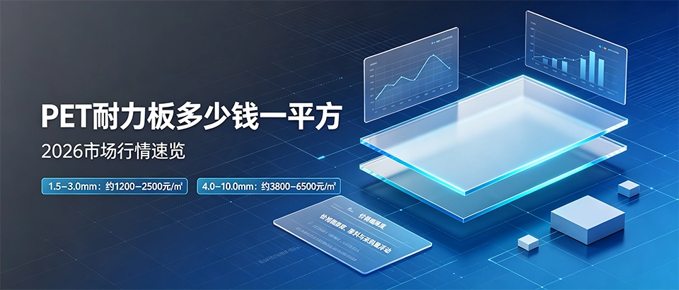 PET耐力板多少钱一平方？2026年性能选购全解析