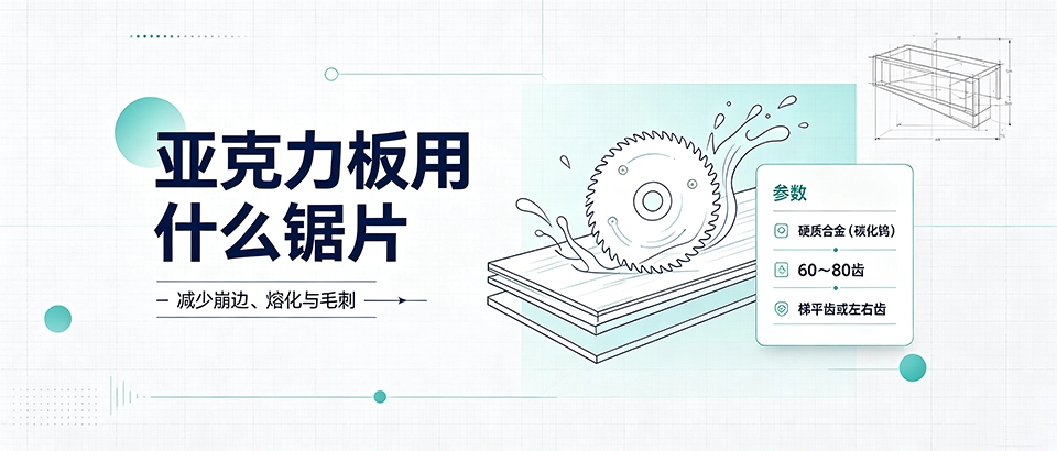 亚克力板用什么锯片 亚克力板用什么锯片