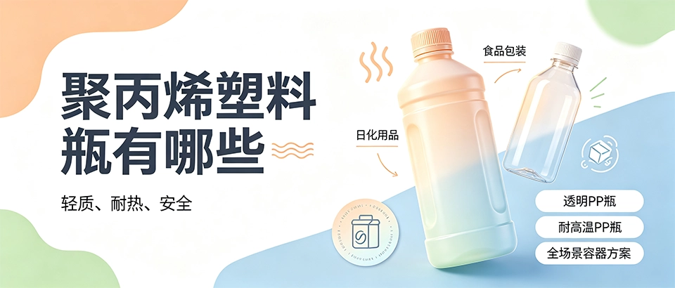 聚丙烯塑料瓶有哪些｜PP材质、PET瓶、PS瓶性能参数对比