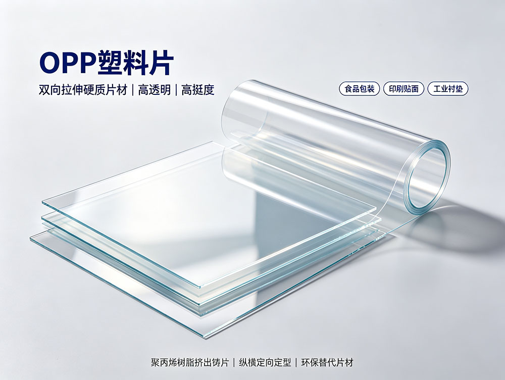 OPP塑料片_透明OPP片材厂家_食品级印刷包装塑料片定制