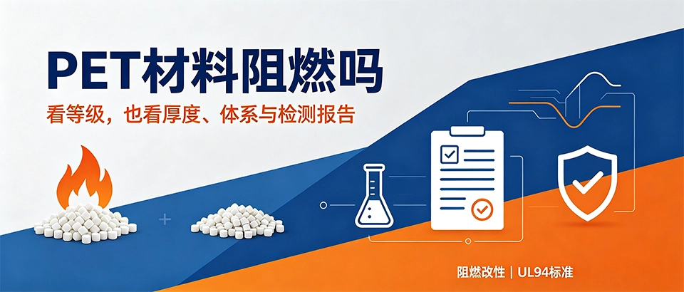 PET材料阻燃吗｜阻燃等级划分与选型要点