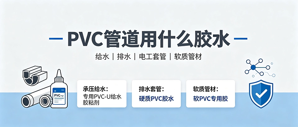 PVC管道用什么胶水｜硬质软质给水胶选型与施工科普