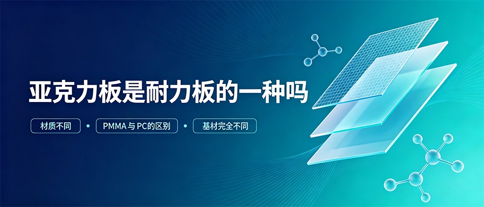 亚克力板是耐力板的一种吗？详解材质区别及选购指南
