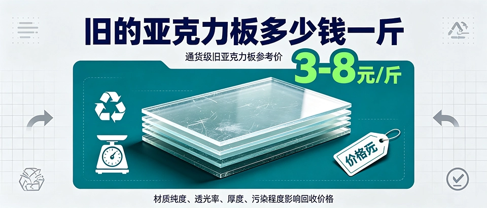旧的亚克力板多少钱一斤｜回收价格影响因素、材质分选与再生用途科普
