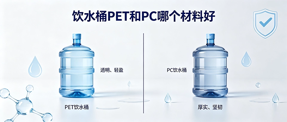 饮水桶PET和PC哪个材料好 饮水桶PET和PC哪个材料好