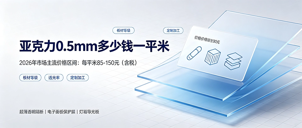 亚克力0.5mm多少钱一平米｜价格影响因素与选购技巧