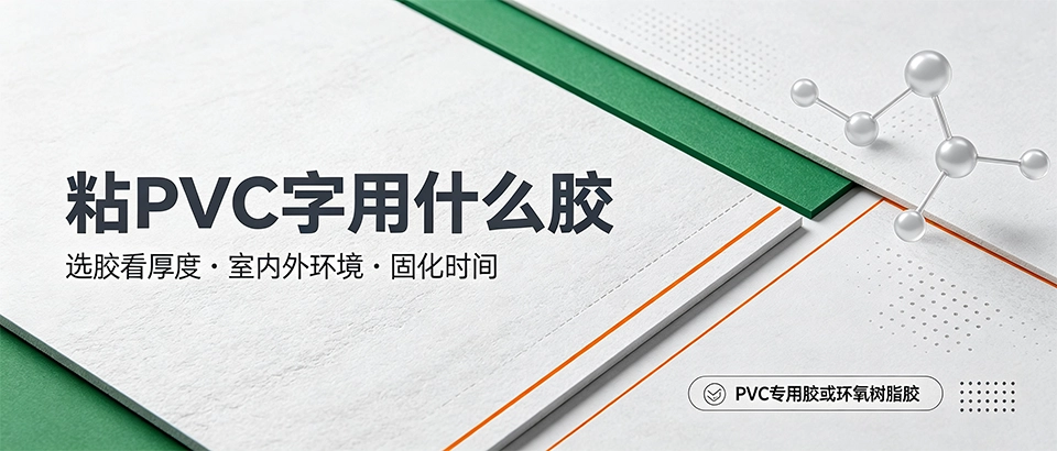 粘PVC字用什么胶？选型指南与性能解析