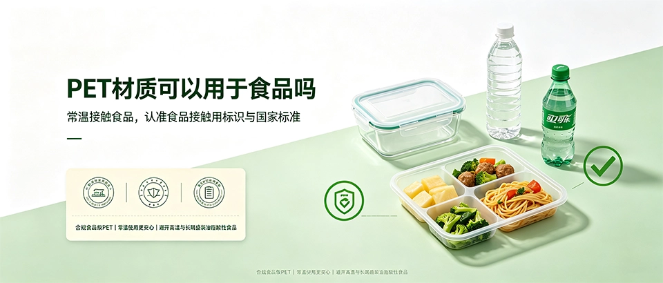 PET材质可以用于食品吗？食品级PET安全使用指南