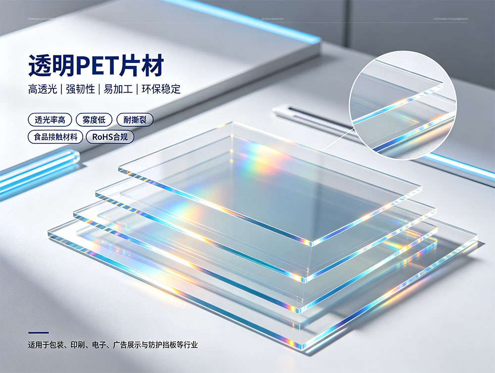透明PET片_食品级透明PET片材_源头工厂定制生产