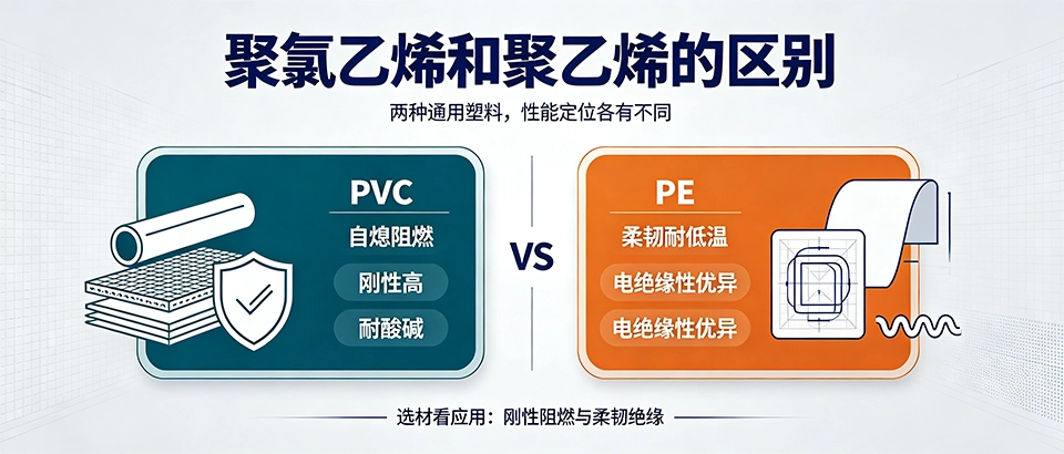 聚氯乙烯和聚乙烯的区别？一文看懂 PVC 与 PE 选材要点