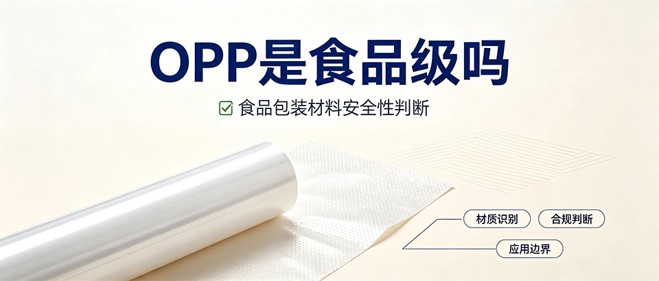 OPP是食品级吗？怎么判断OPP薄膜是否可以接触食品