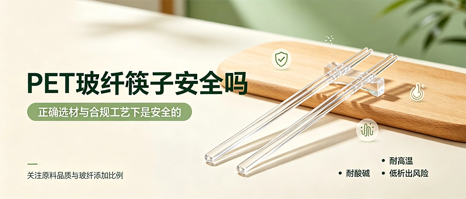 PET玻纤筷子安全吗｜食品级原料检测报告与选购避坑指南