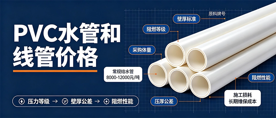 PVC水管和线管价格？选购技巧、材质区别与价格参考