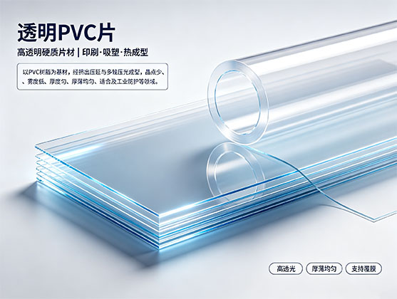 透明PVC片_透明PVC硬片厂家_印刷包装级透明PVC片材批发