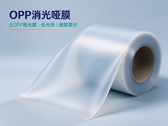 OPP消光哑膜 - BOPP消光膜 - 包装覆膜专用哑光膜 - 源头工厂直供