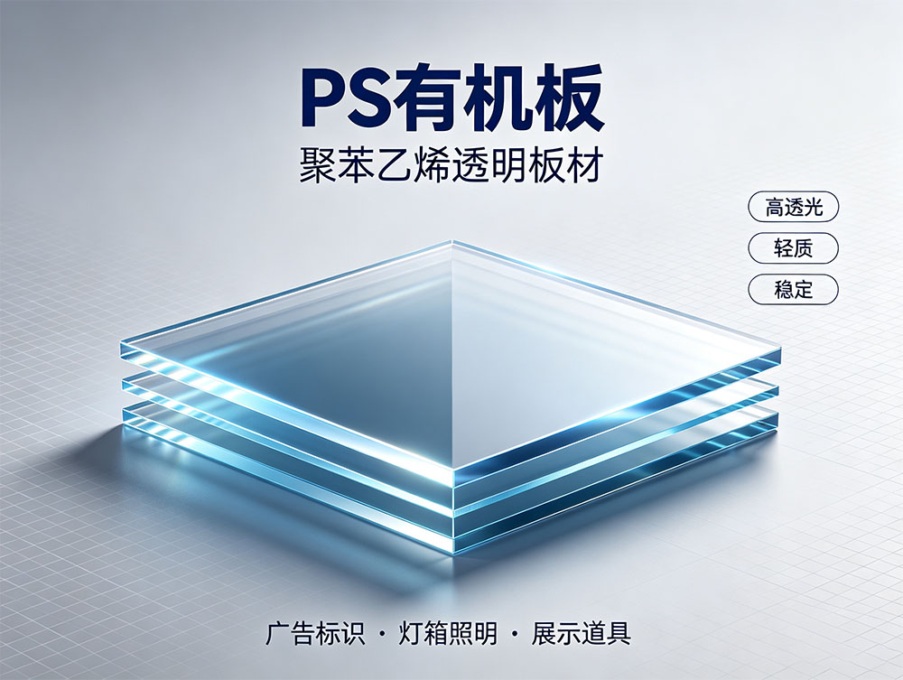 PS有机板_聚苯乙烯板材_透明灯箱板厂家