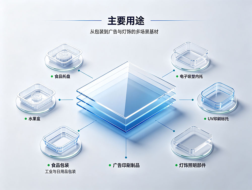 PS片材_GPPS/HIPS聚苯乙烯片材_食品级吸塑包装片材源头工厂