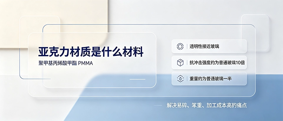 亚克力材质是什么材料｜性能参数与选购技巧详解