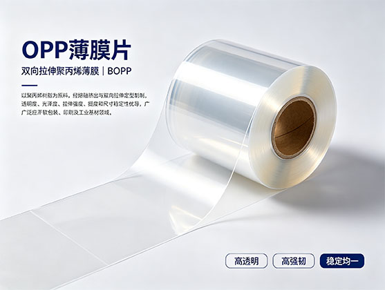OPP薄膜片_OPP包装薄膜生产厂家_双向拉伸聚丙烯薄膜
