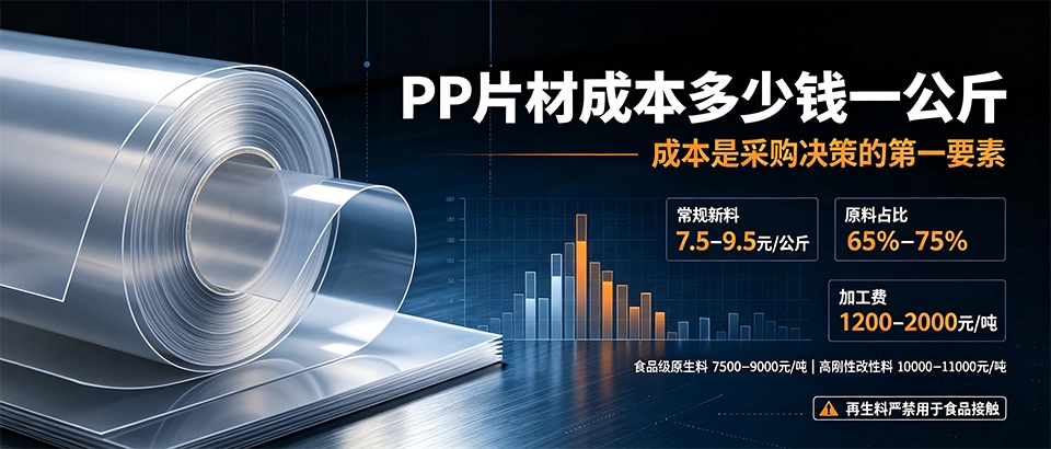 PP片材成本多少钱一公斤？性能用途与选购指南