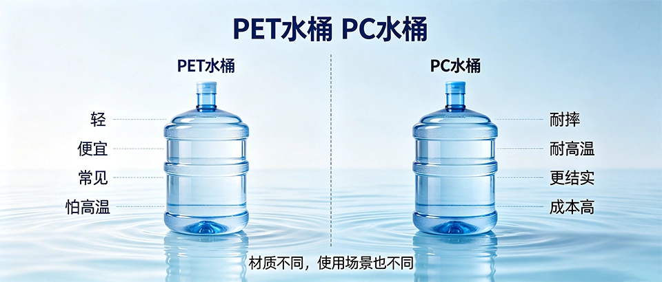 PET和PC水桶有什么区别