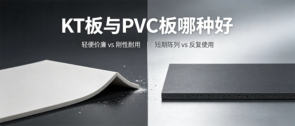 KT板与PVC板哪种好｜性能对比及选购长尾指南