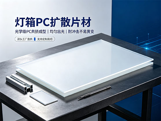 灯箱PC扩散片材_光学级PC扩散板_源头工厂定制直销
