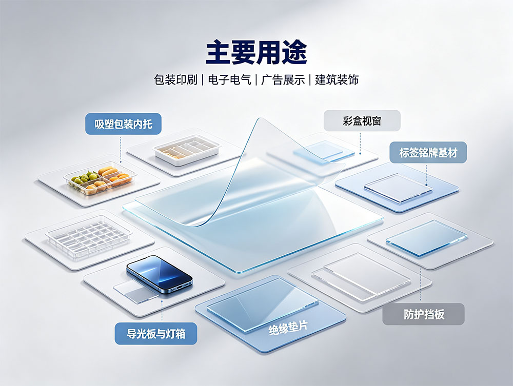 透明PET片_食品级透明PET片材_源头工厂定制生产