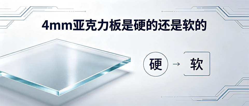 4mm亚克力板是硬的还是软的？硬度参数、对比与选型科普详解