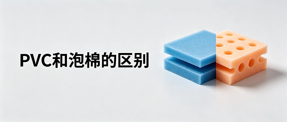 PVC和泡棉的区别｜怎么区分与选型避坑指南