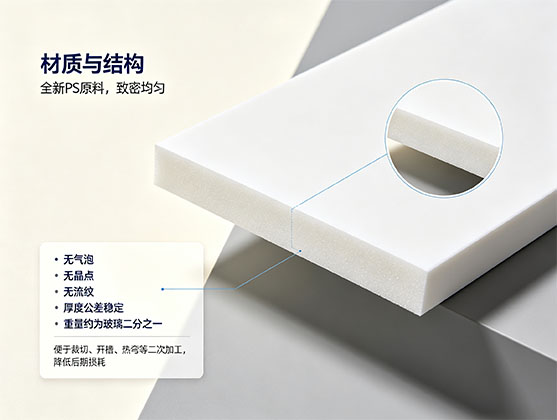 灯箱PS板_灯箱专用PS扩散板_PS板生产厂家