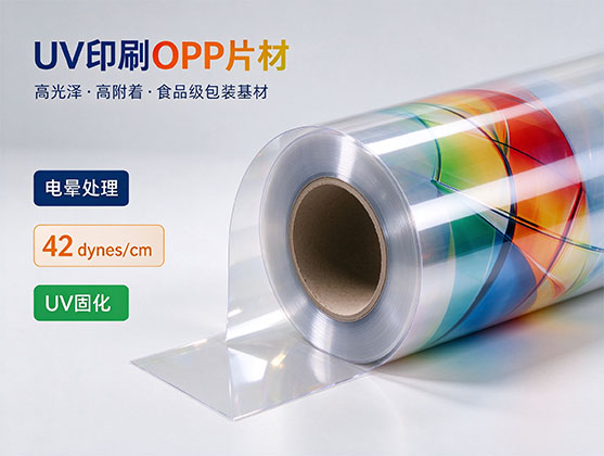 UV印刷OPP片材_食品级UV印刷OPP片材_源头工厂定制
