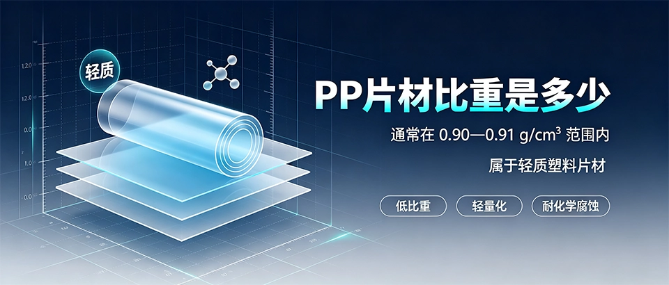 PP片材比重是多少？特性、用途与选购要点详解