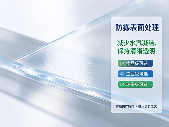 PET防雾片材_食品级PET防雾片材生产厂家_源头工厂直销